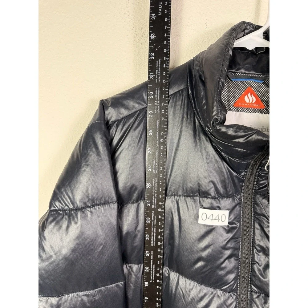 Columbia Puffer Jacket Mens L Turbo Down Omni-Heat 650 OTD Goose  Full Zip